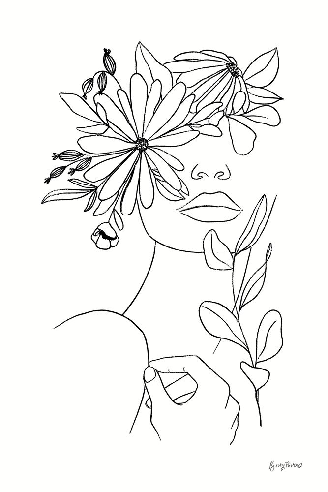 Rooted I BW art print by Becky Thorns for $57.95 CAD