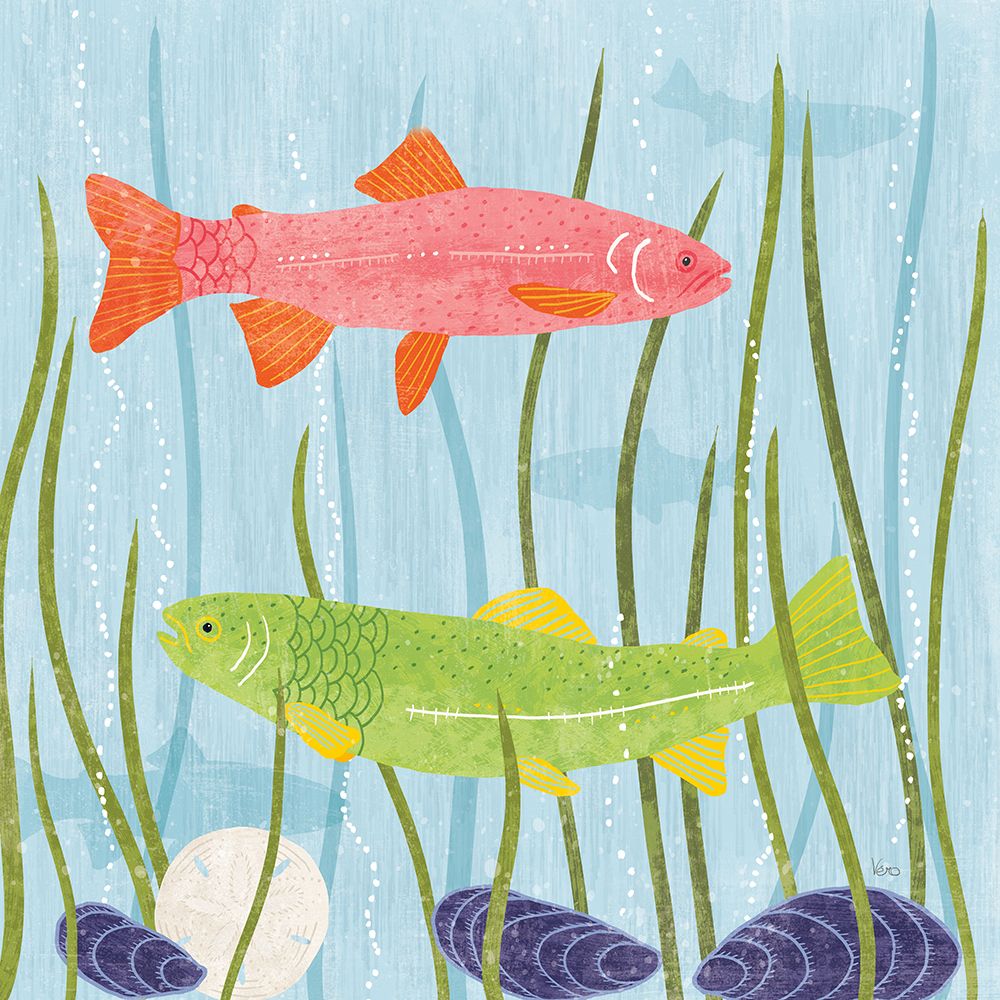 Coastal Vibes II art print by Veronique Charron for $57.95 CAD