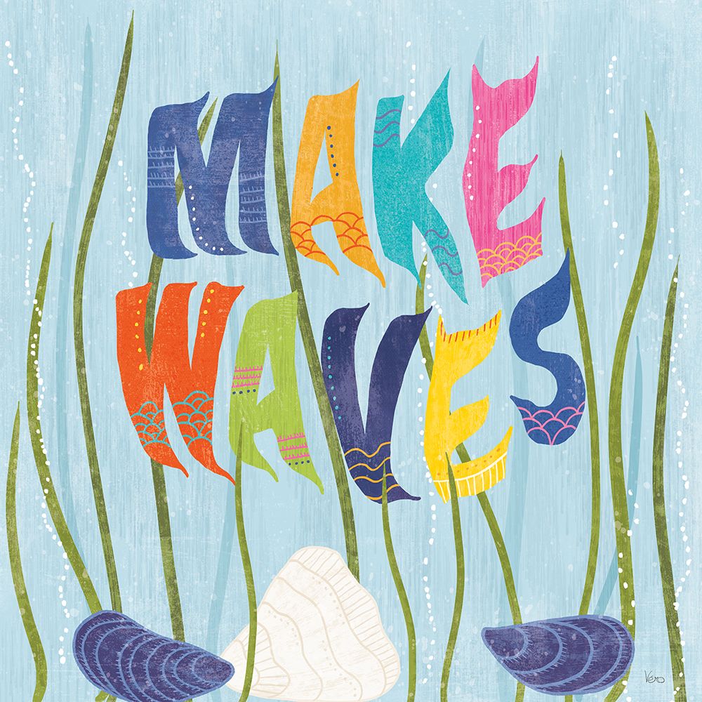 Coastal Vibes V art print by Veronique Charron for $57.95 CAD
