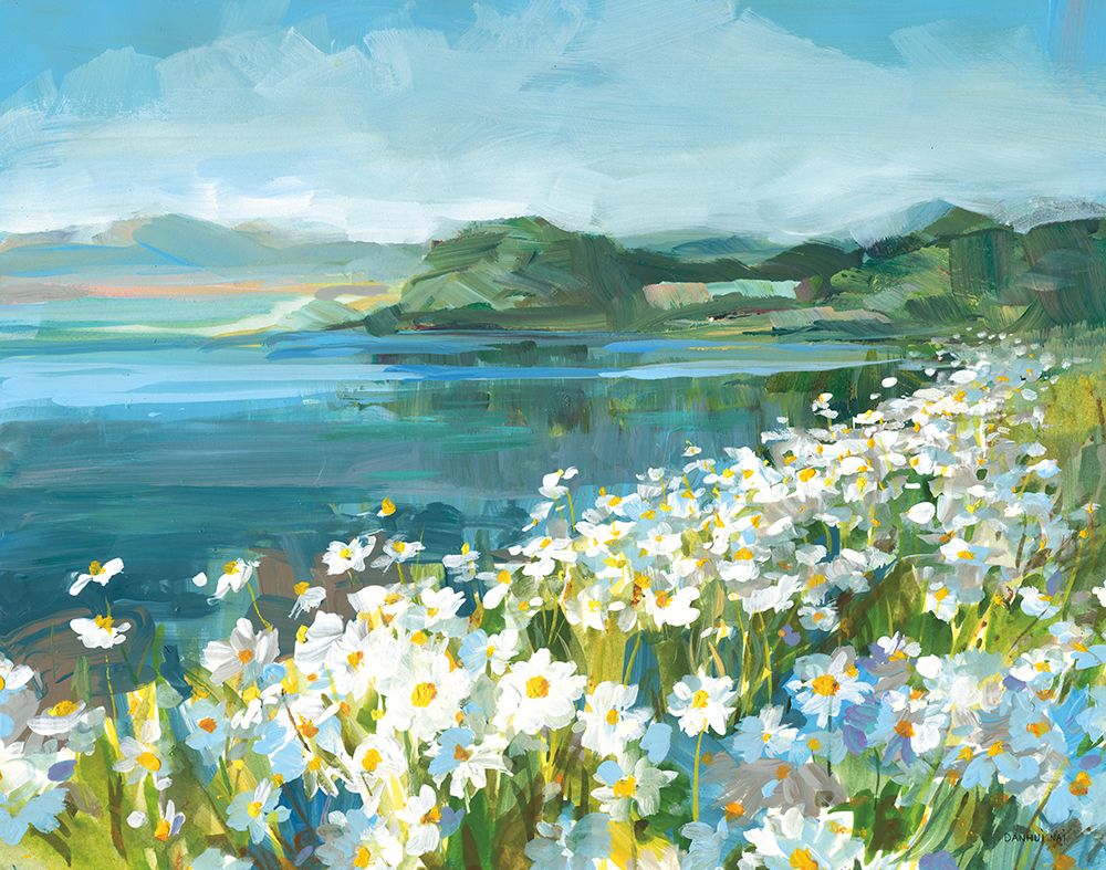 Wild Daisy Bay art print by Danhui Nai for $57.95 CAD