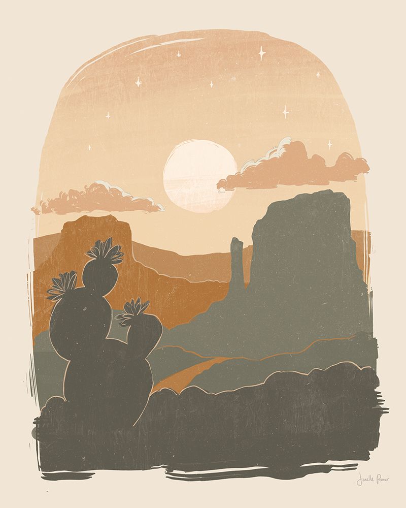 Warm Desert I art print by Janelle Penner for $57.95 CAD
