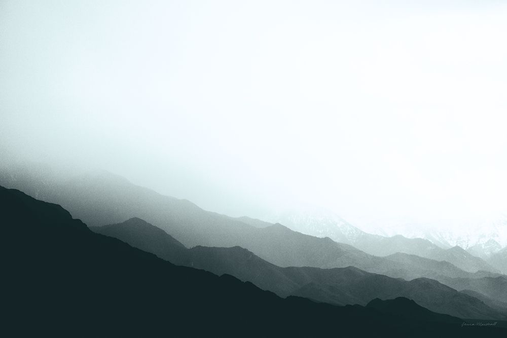 Virgin Mountains II Blue Gray art print by Laura Marshall for $57.95 CAD