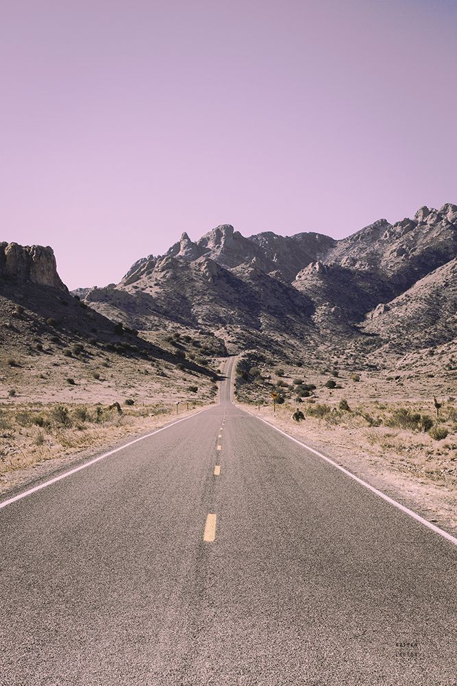 Road to Old West Purple art print by Nathan Larson for $57.95 CAD