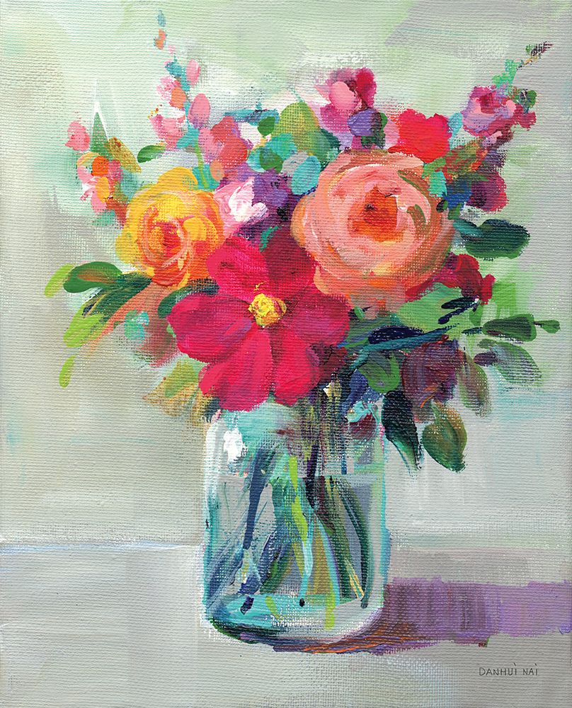 Cottage Garden Bouquet II art print by Danhui Nai for $57.95 CAD