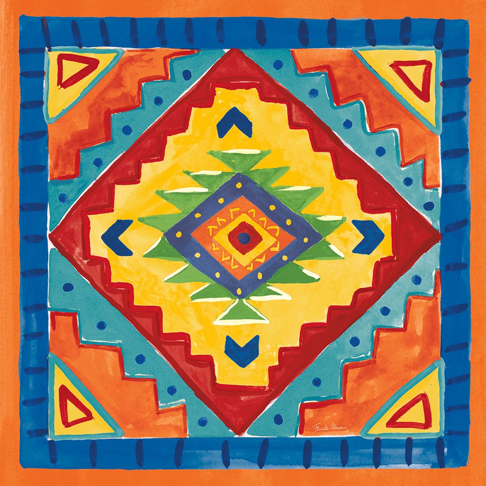 Mucho Caliente VIII Yellow art print by Farida Zaman for $57.95 CAD