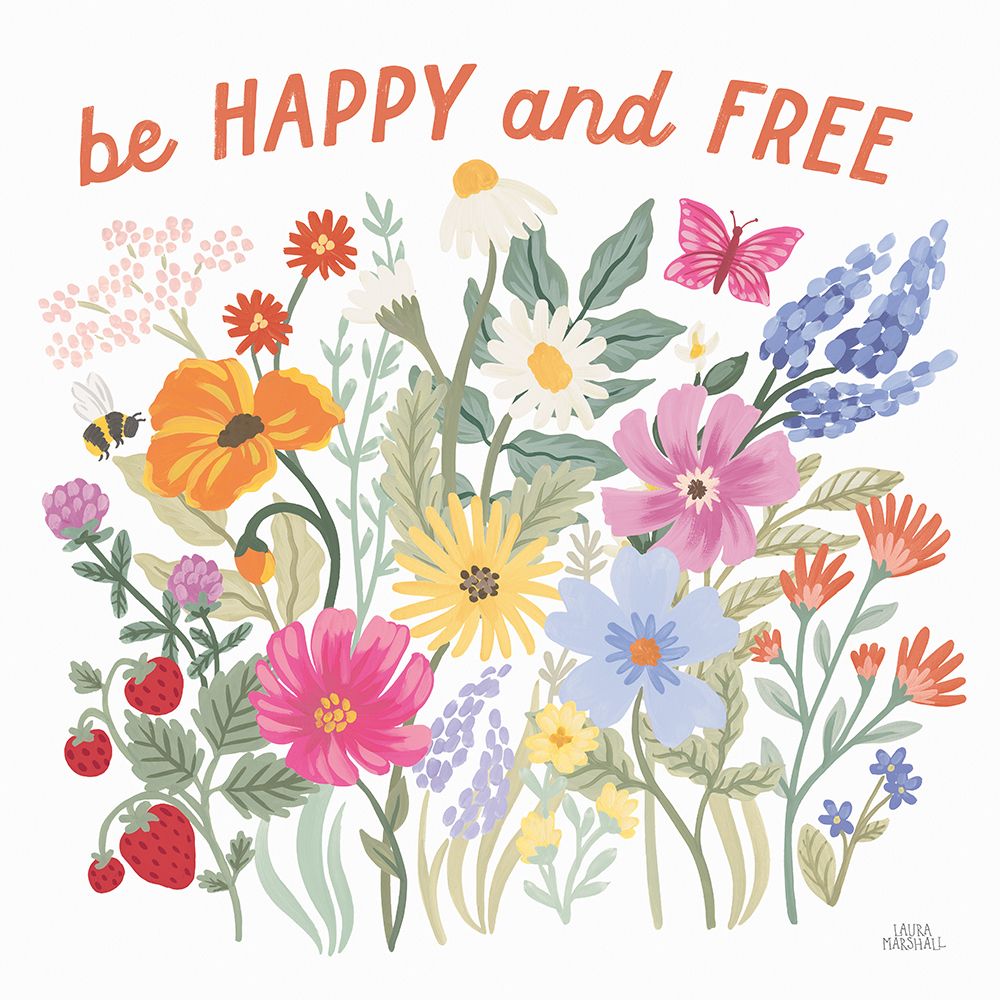 Wild Meadow III art print by Laura Marshall for $57.95 CAD