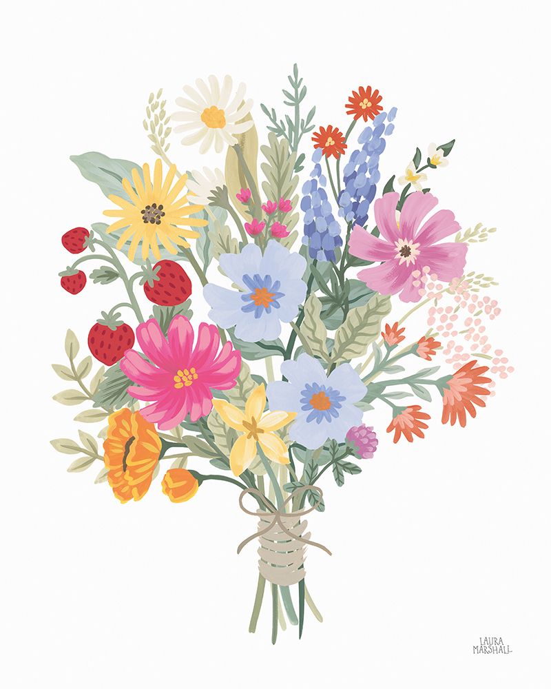 Wild Meadow IV art print by Laura Marshall for $57.95 CAD