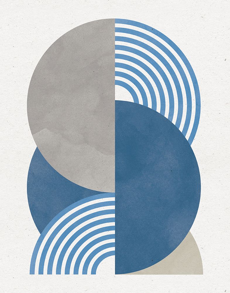 Deco Glam I Blue art print by Moira Hershey for $57.95 CAD