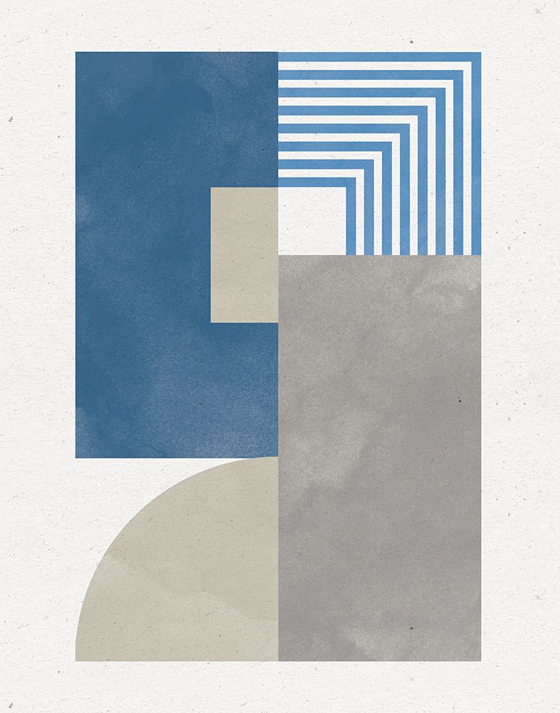 Deco Glam II Blue art print by Moira Hershey for $57.95 CAD