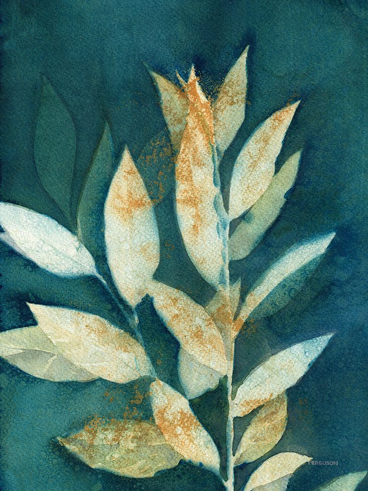Shower of Gold III art print by Kathy Ferguson for $57.95 CAD
