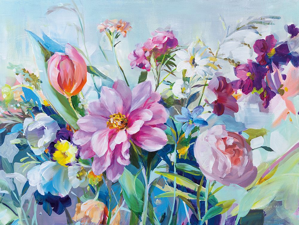High Summer Garden I art print by Danhui Nai for $57.95 CAD