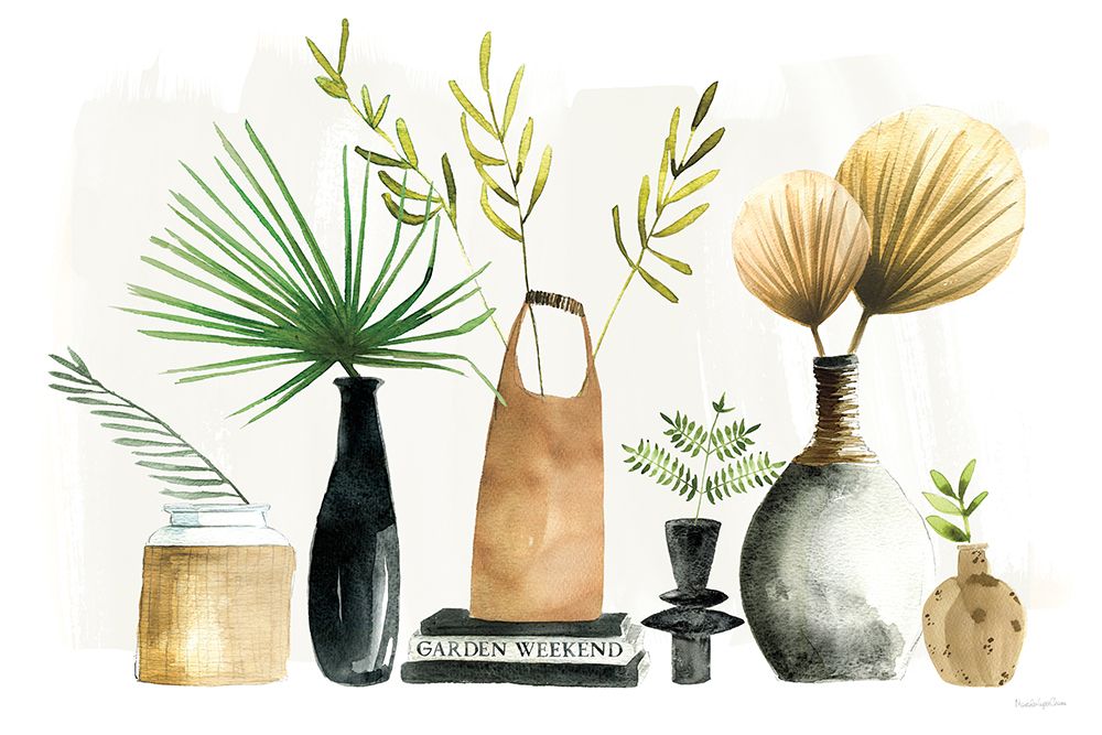 Weekend Plants I art print by Mercedes Lopez Charro for $57.95 CAD