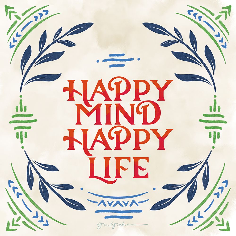 Heart and Mind II Bright art print by Gia Graham for $57.95 CAD