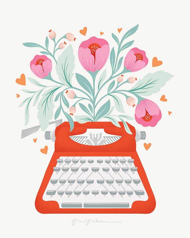Just My Type II art print by Gia Graham for $57.95 CAD