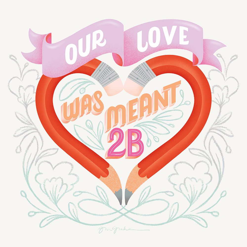 Just My Type VI art print by Gia Graham for $57.95 CAD