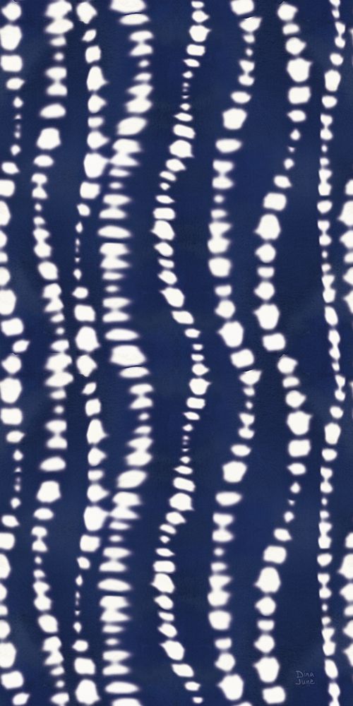 Indigo Splash Pattern IVB Panel art print by Dina June for $57.95 CAD