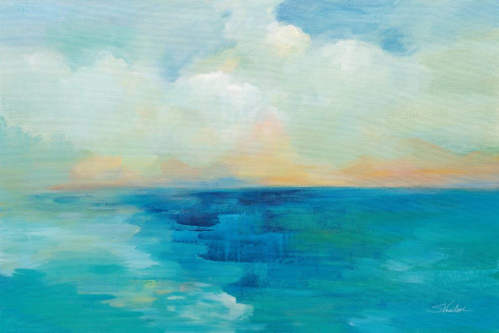 Aquarelle Sea art print by Silvia Vassileva for $57.95 CAD