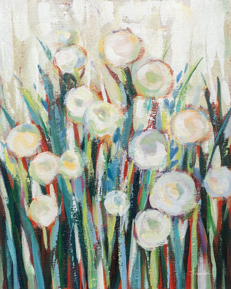 Sprinkled White Flowers I art print by Silvia Vassileva for $57.95 CAD