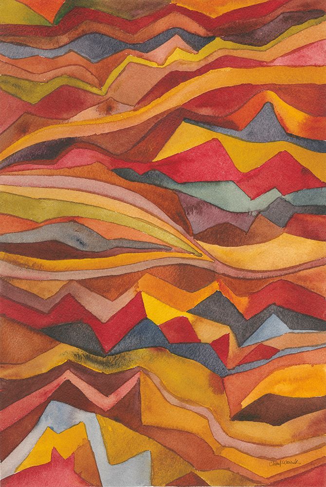 Painted Desert I art print by Cheryl Warrick for $57.95 CAD
