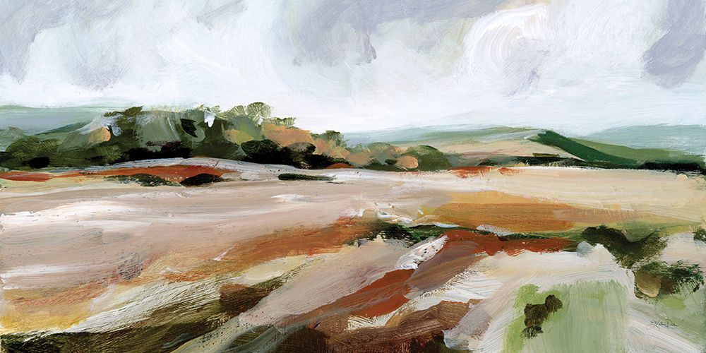 Taupe Toned Landscape art print by Katrina Pete for $57.95 CAD