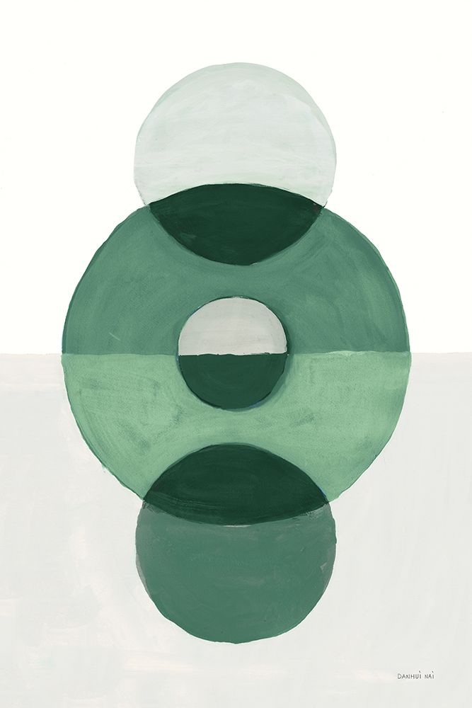 In Between II Green art print by Danhui Nai for $57.95 CAD