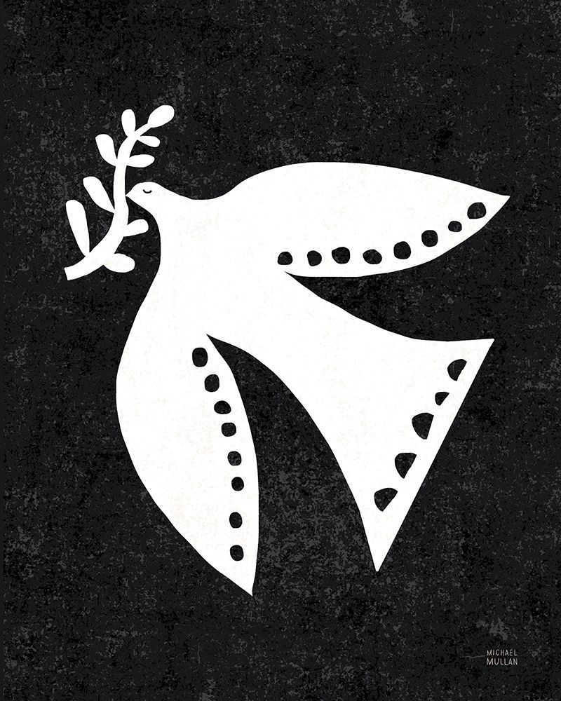 Christmas Whimsy Dove art print by Michael Mullan for $57.95 CAD