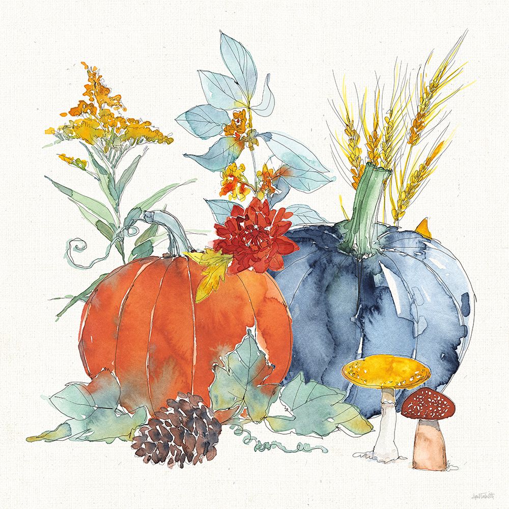 Fall Flair II art print by Anne Tavoletti for $57.95 CAD