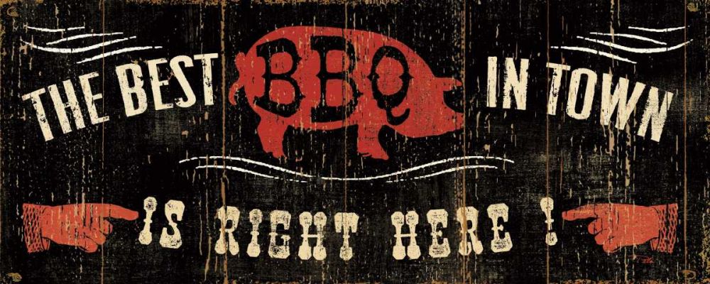 The Best BBQ in Town art print by Pela Studio for $57.95 CAD