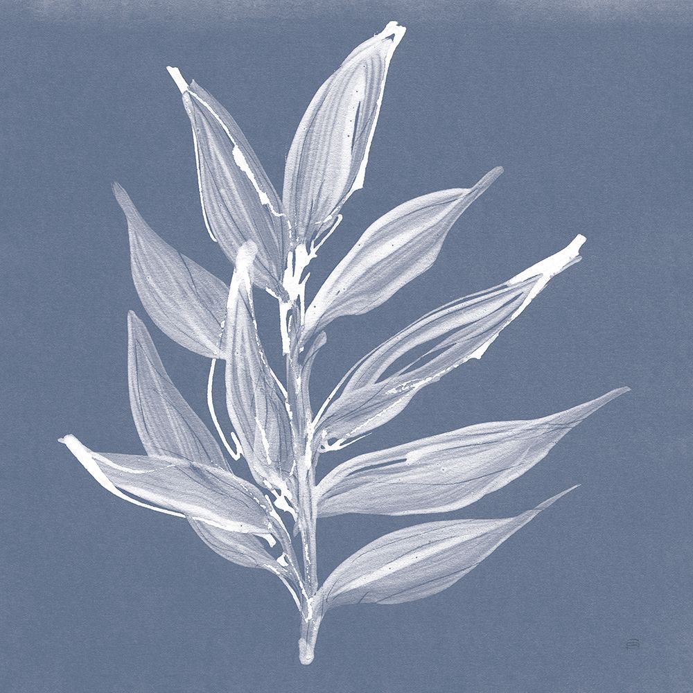 Leaf Study IV Blue art print by Chris Paschke for $57.95 CAD
