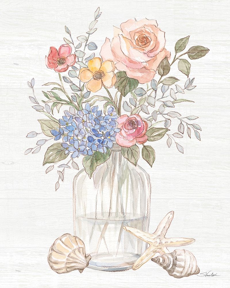Coastal Cottage V art print by Silvia Vassileva for $57.95 CAD