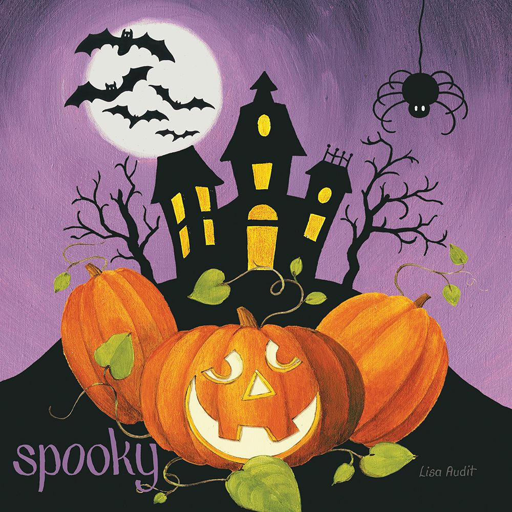 Happy Haunting II art print by Lisa Audit for $57.95 CAD