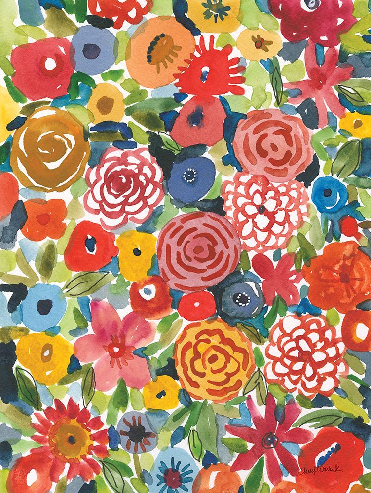 Petal Play I art print by Cheryl Warrick for $57.95 CAD