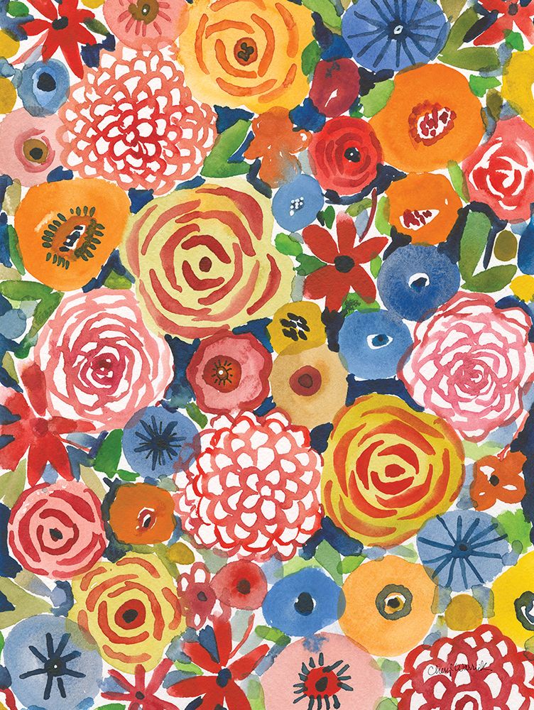Petal Play II art print by Cheryl Warrick for $57.95 CAD