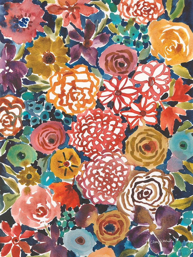 Petal Play III art print by Cheryl Warrick for $57.95 CAD