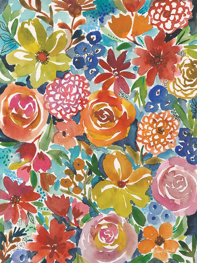 Petal Play V art print by Cheryl Warrick for $57.95 CAD