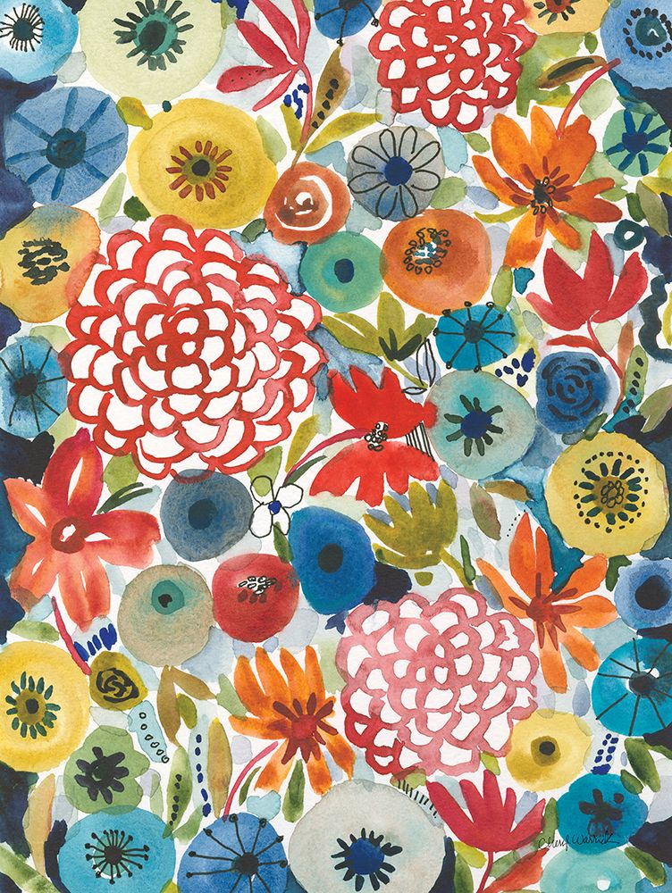 Petal Play VI art print by Cheryl Warrick for $57.95 CAD