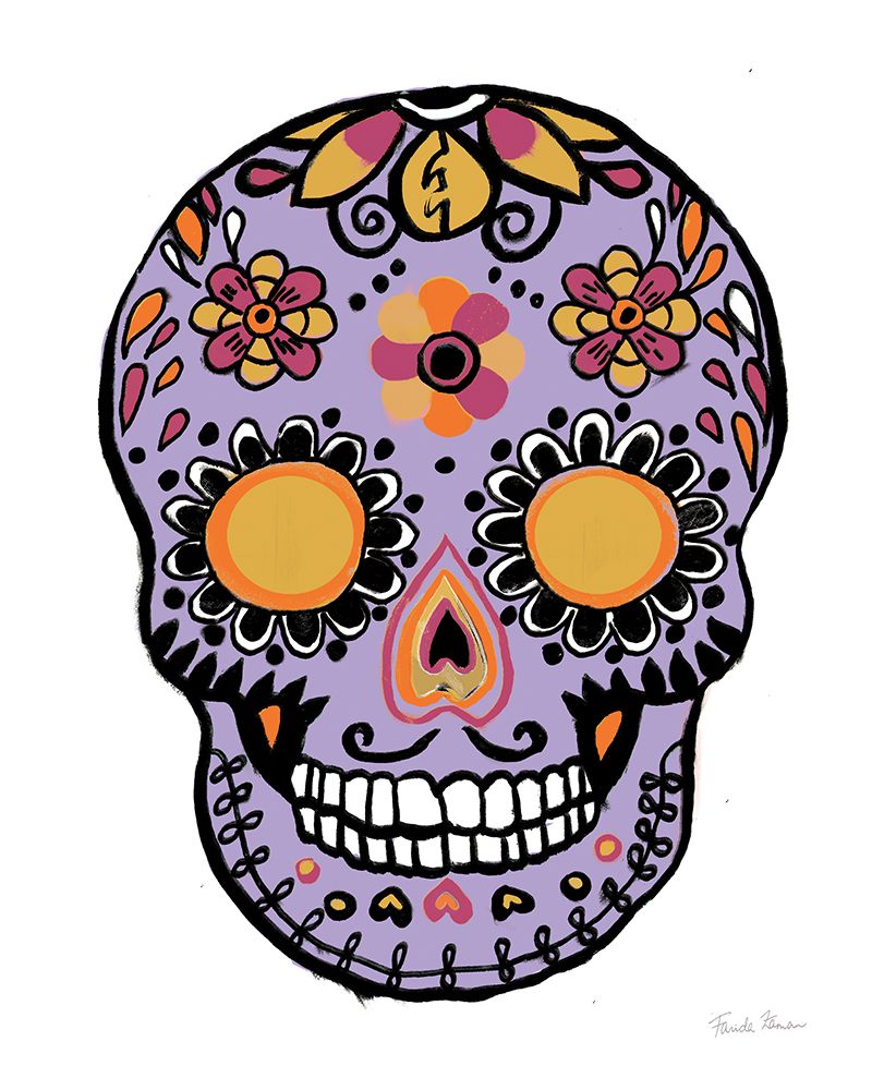 Homage to Frida III Marigold art print by Farida Zaman for $57.95 CAD