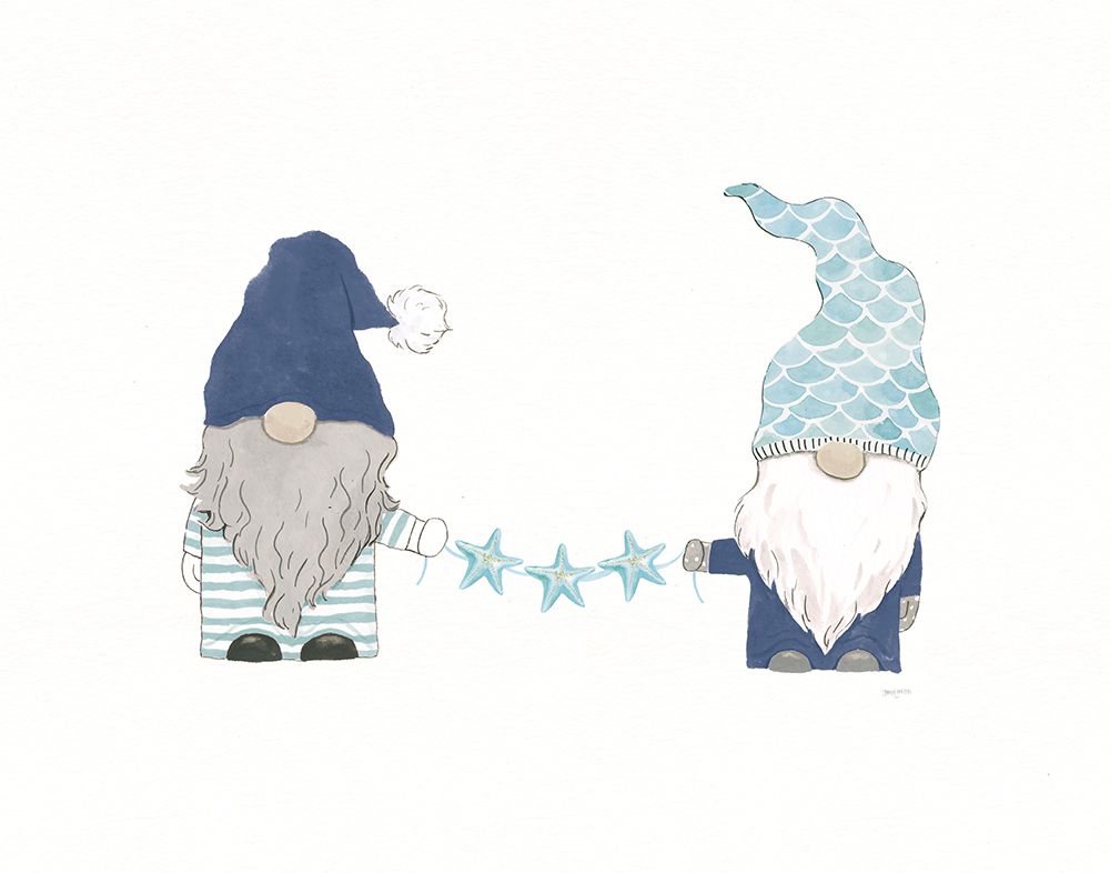 Coastal Gnomes I art print by Jenaya Jackson for $57.95 CAD