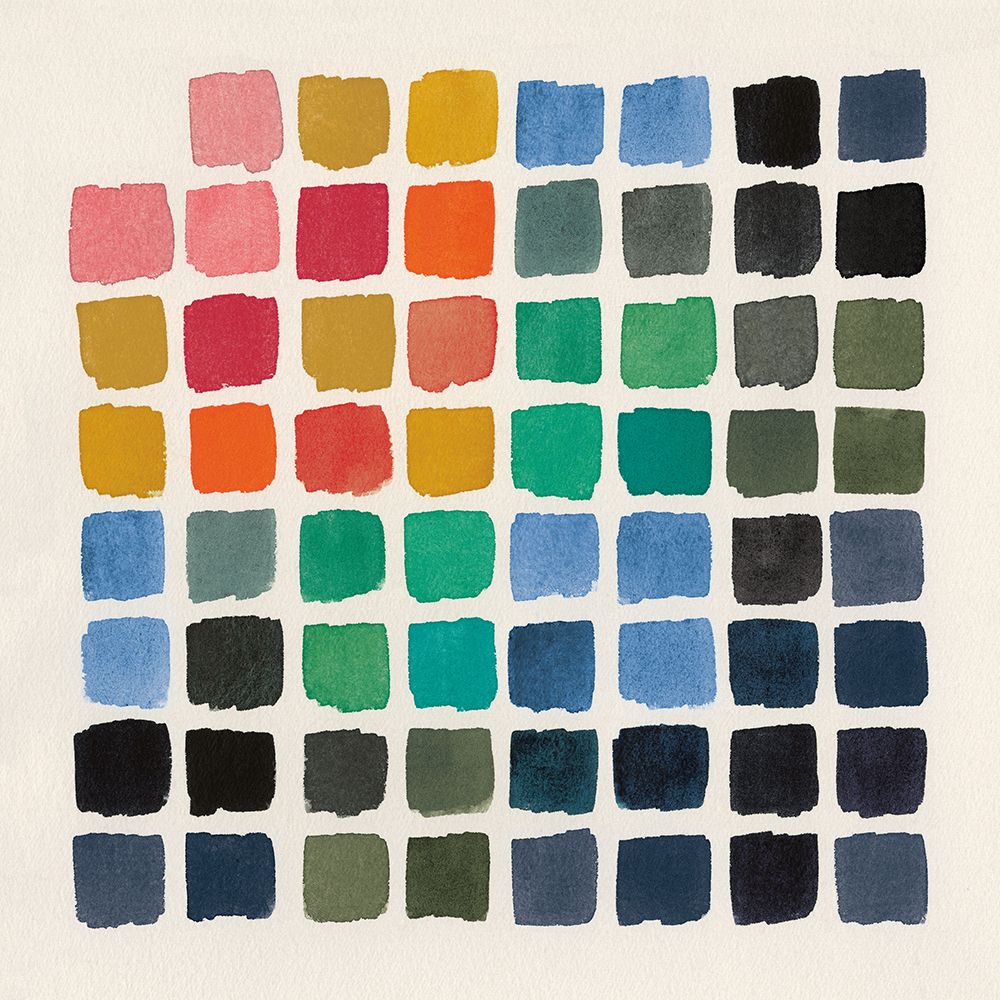 Retro Color Chart art print by Wild Apple Portfolio for $57.95 CAD