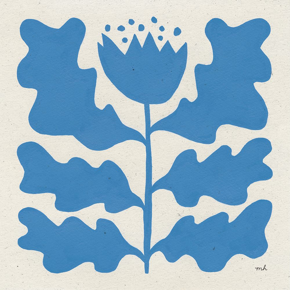 Delighted IV Blue art print by Moira Hershey for $57.95 CAD