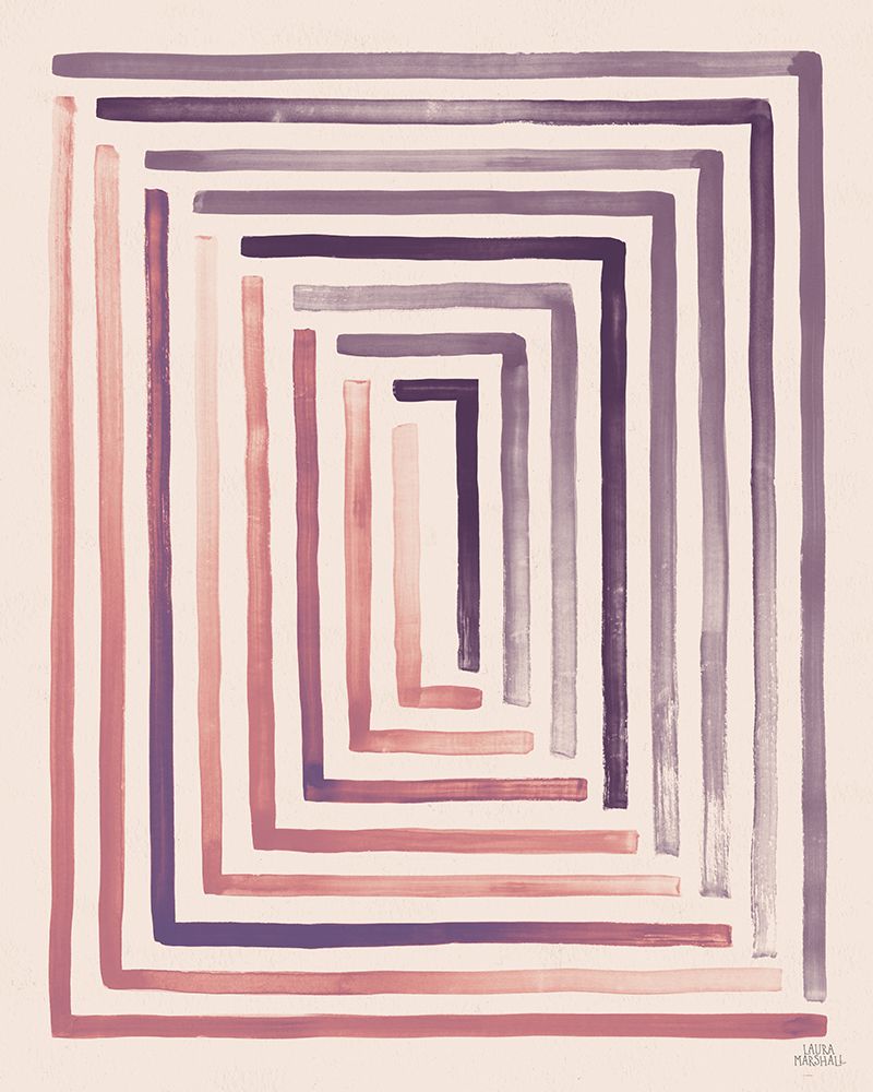 Red and Blue Sunset II art print by Laura Marshall for $57.95 CAD