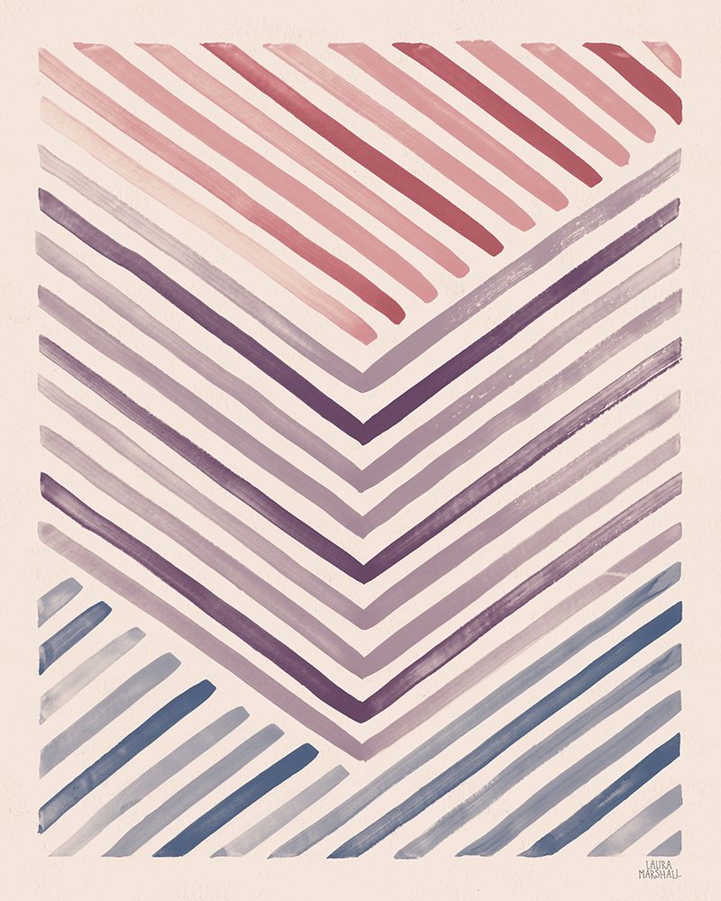Red and Blue Sunset IV art print by Laura Marshall for $57.95 CAD