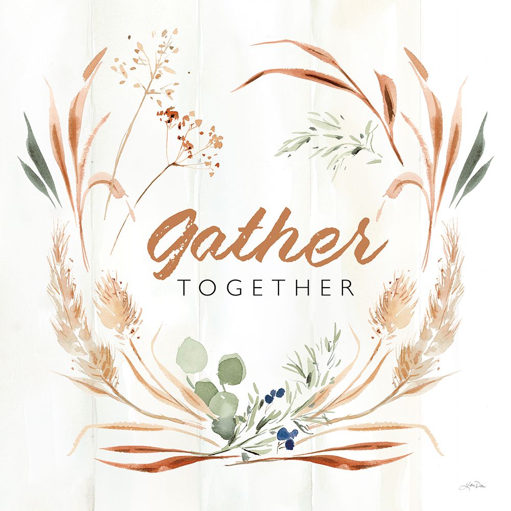 Autumn Ramble V Together art print by Katrina Pete for $57.95 CAD