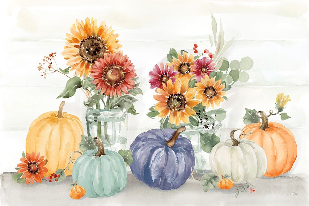Autumn Ramble VI Navy art print by Katrina Pete for $57.95 CAD