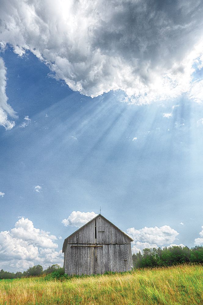 Barn Rays art print by Nathan Larson for $57.95 CAD