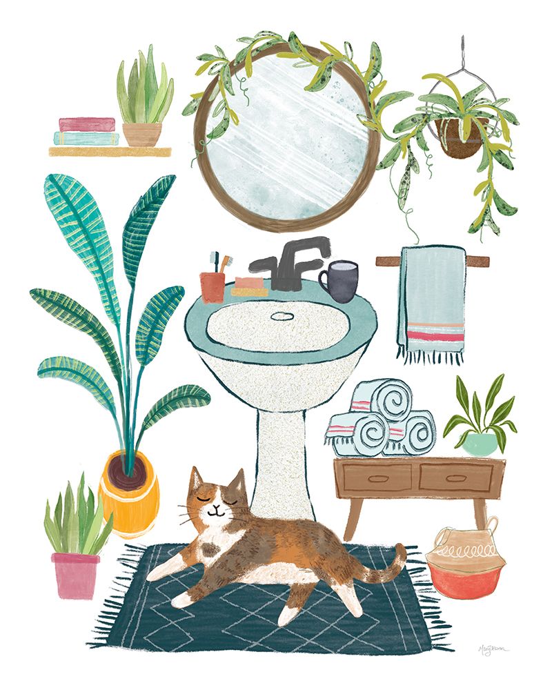 Urban Jungle Bath II art print by Mary Urban for $57.95 CAD