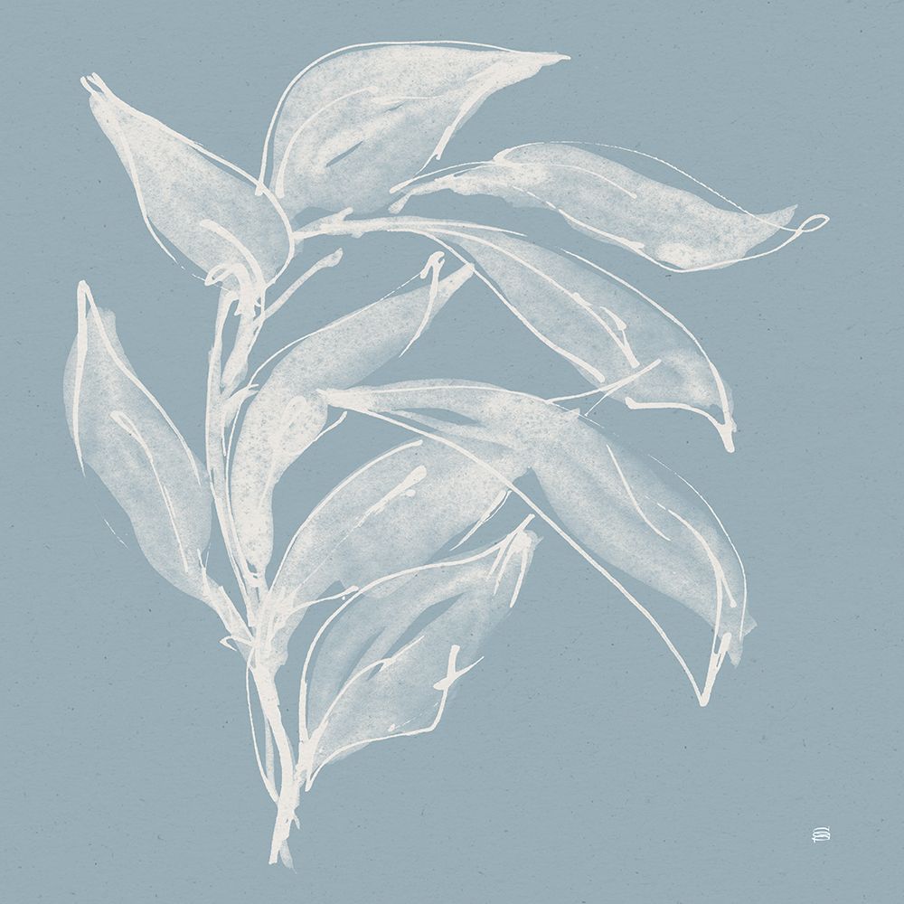 Branch I Slate Blue art print by Chris Paschke for $57.95 CAD