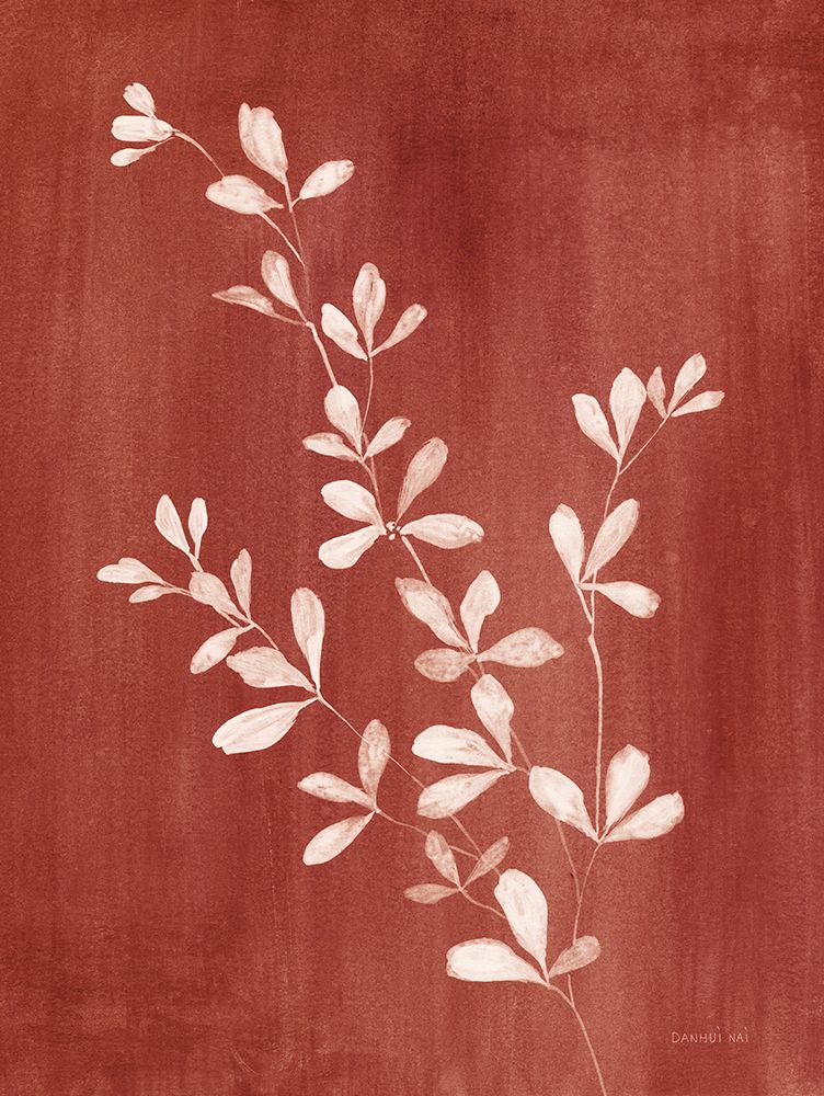 Simple Nature II Burgundy art print by Danhui Nai for $57.95 CAD