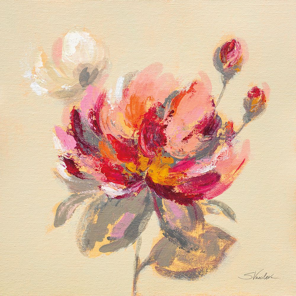 Blooming Peony I art print by Silvia Vassileva for $57.95 CAD