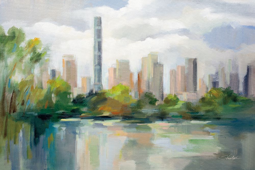 Central Park Early Spring art print by Silvia Vassileva for $57.95 CAD